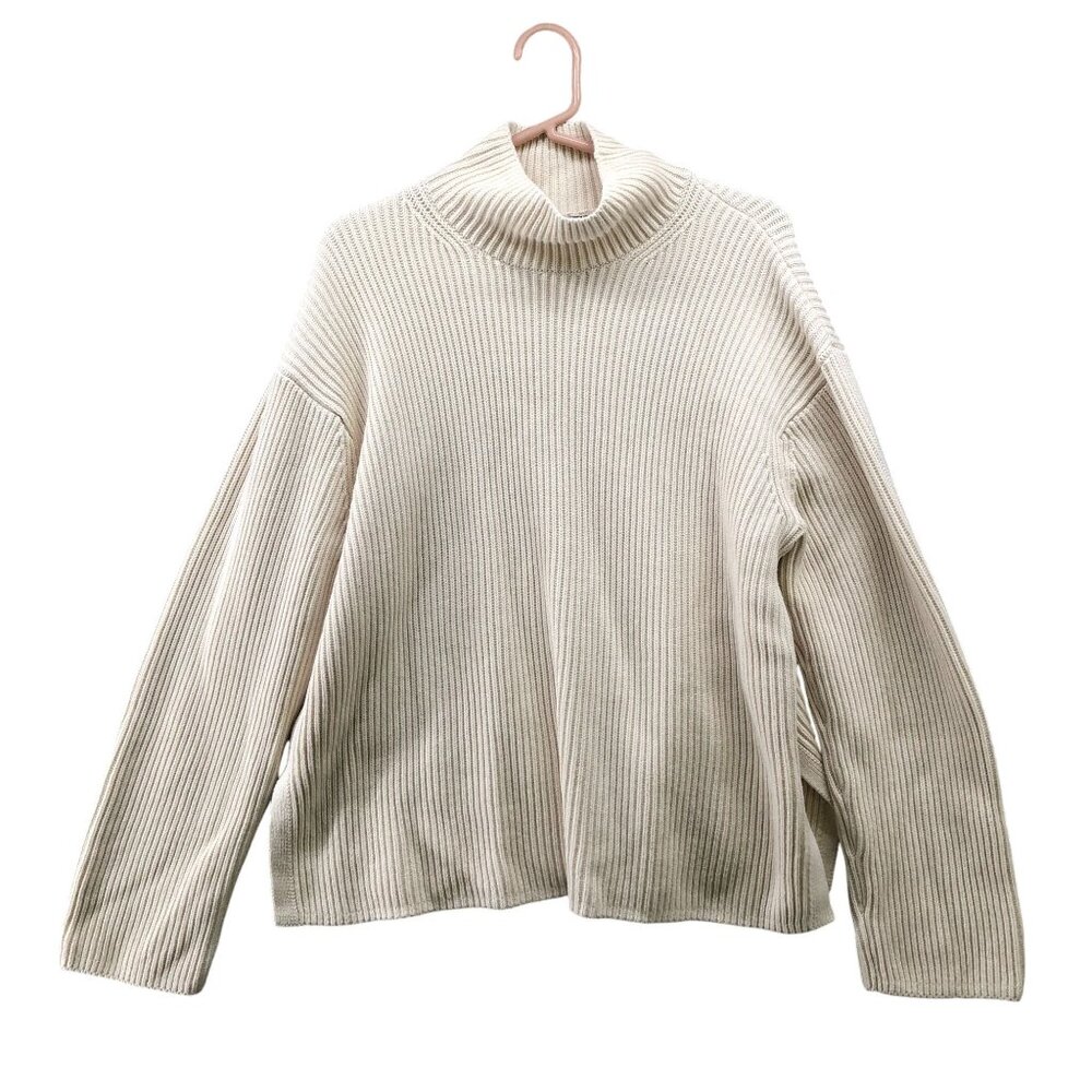 GAP Cream Turtleneck Sweater